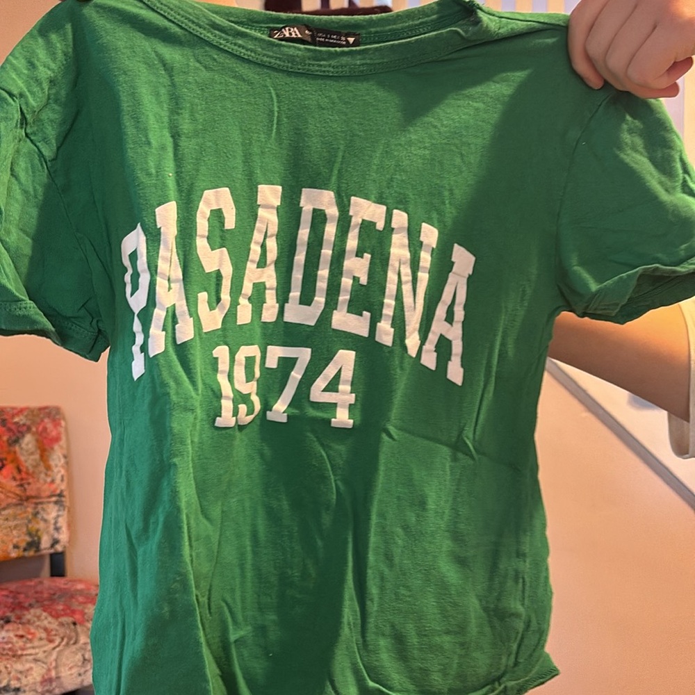 Green t-shirt